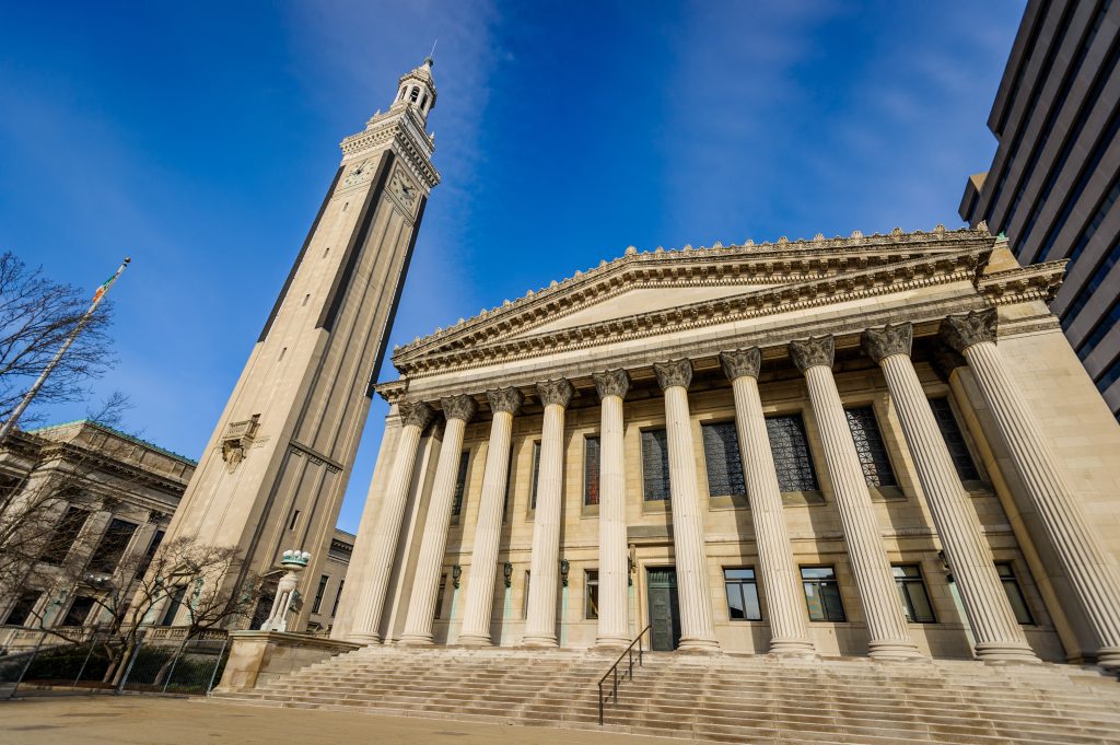 Springfield MA City Hall building on a clear day